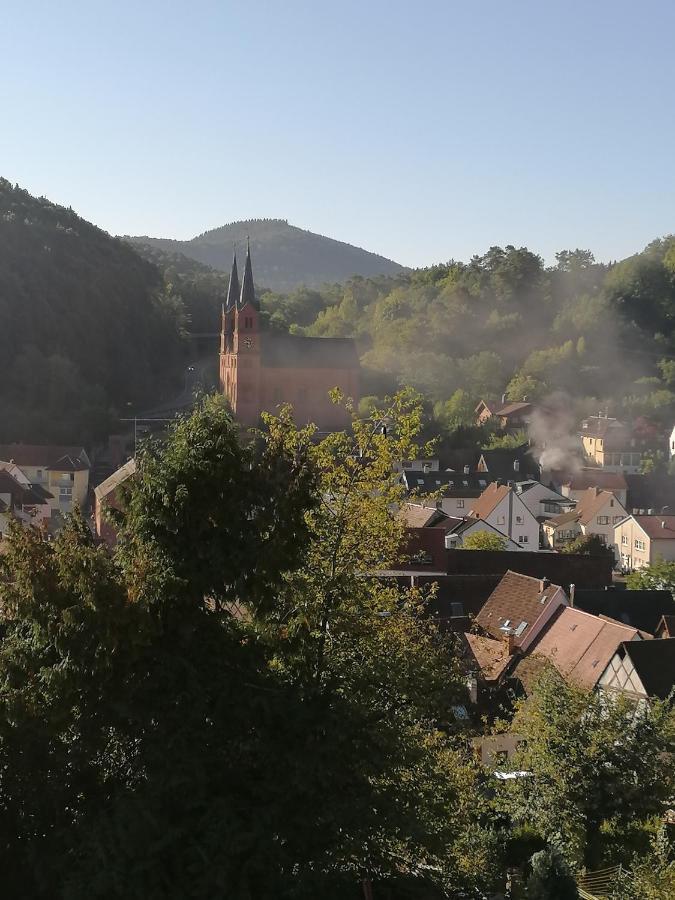 Hotel Am Hirschhorn Wilgartswiesen Buitenkant foto